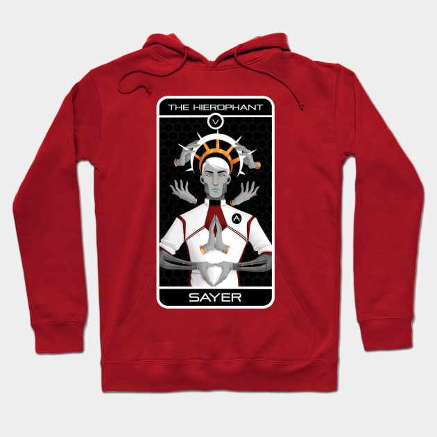 The Hierophant V - SAYER Hoodie by SAYER/Brute Force Podcasts